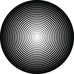 Abstract gradation line circle