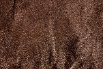 Brown skin texture close up. Natural, environmentally friendly material