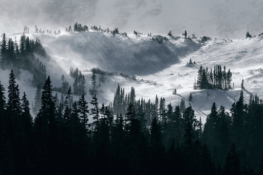 Severe Winter Weather In The Rocky Mountains, Colorado