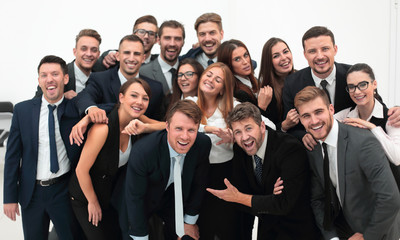portrait of successful business team