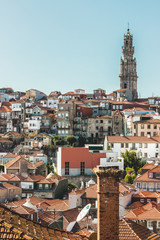 Obraz premium Porto in Portugal and its ancient and picturesque architecture of buildings and houses surrounding the Douro River
