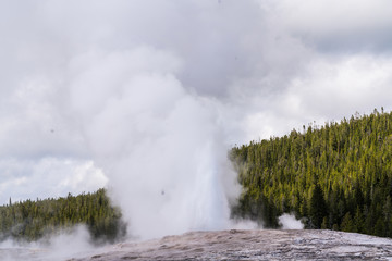 Eruption at Yellow Stone National Park