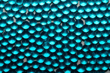 Water hydrogel pearls and hand