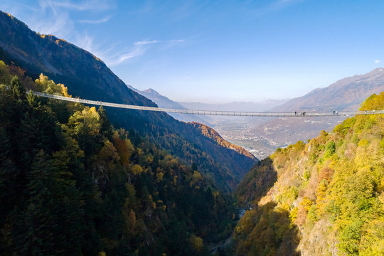 Ponte nel Cielo - Valtartano - Valtellina (IT) - vista aerea