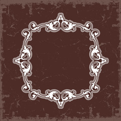 Frame in vintage style
