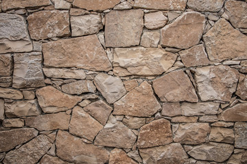 Grobe Steinwand