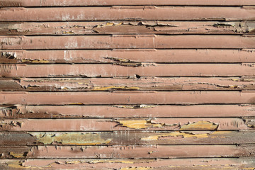 Fototapeta premium Verwitterter Holz-Rolladen (Hintergrund/Textur)