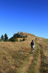 Fototapeta premium Balade au sommet du Chasseron