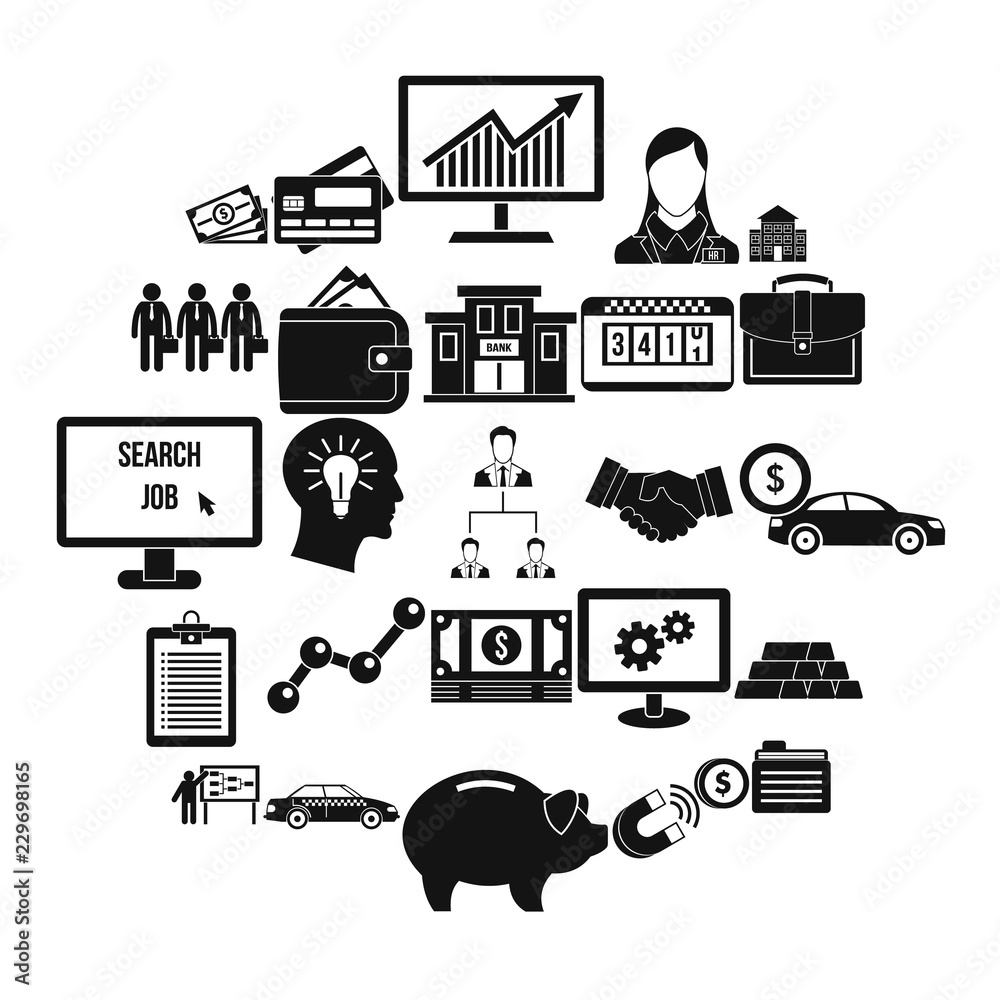 Poster workweek icons set. simple set of 25 workweek vector icons for web isolated on white background
