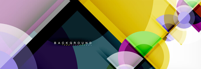Circle abstract background