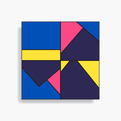 Abstract geometric seamless pattern