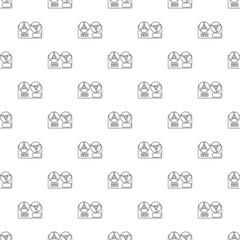 Reel tape recorder pattern vector seamless repeating for any web design