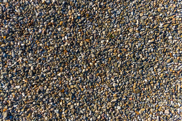 Kies, Kieselsteine als Wegbefestigung, natürlicher Bodenbelag, Drainage, Garten-, Landschaftsbau, Kieswerk, Gravel, pebbles as way fastening, natural flooring, drainage, gardening and landscaping