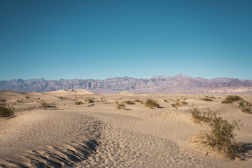 Fototapeta na wymiar View of sandy Death Valley