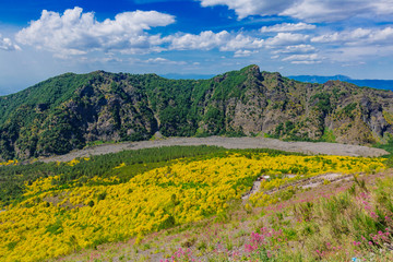 Obraz premium View from atop of Mount Vesuvius, in Italy