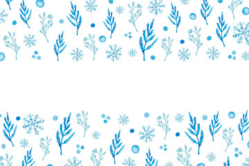 Christmas Background With Copy Space