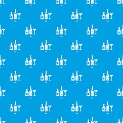 Bar pattern vector seamless blue repeat for any use