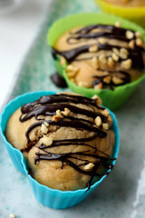 Muffin cioccolato e nocciole