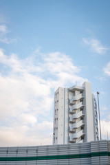 White Building Blue Sky