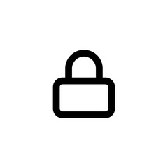 Lock vector icon isolated on background. Trendy sweet symbol. Pixel perfect. illustration EPS 10.
