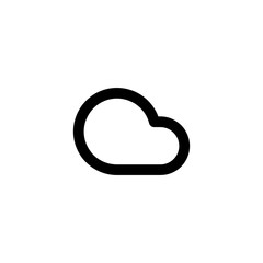 Cloud vector icon isolated on background. Trendy sweet symbol. Pixel perfect. illustration EPS 10.