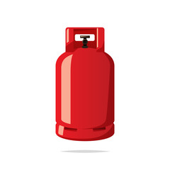 Propane gas tank vector isolated