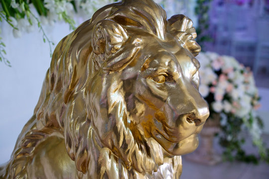 The Golden Lion Statue