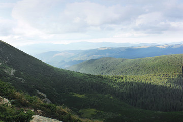 Mountains and beautiful sky