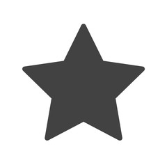 Star Icon. Vector Shape.