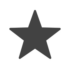 Star Icon. Vector Shape.