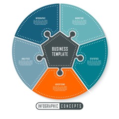 Infographic timeline template can be used for chart, diagram, web design, presentation, advertising, history. Vector infographic illustration