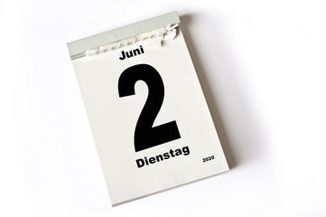 2. Juni 2020