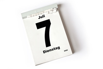 7. Juli 2020