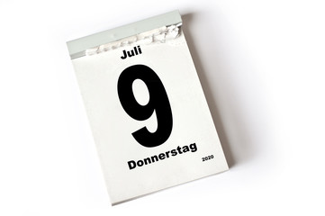 9. Juli 2020