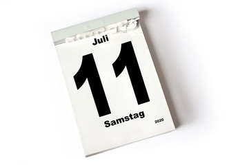 11. Juli 2020