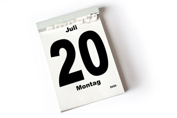 20. Juli 2020