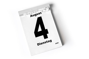 4. August 2020