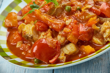 Fish paprikash
