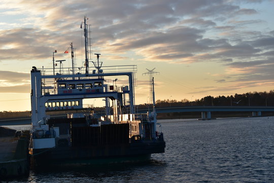 Fototapeta prom w Świnoujściu