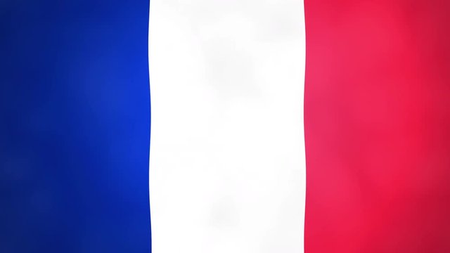 French flag animation for France