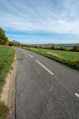 Road in French countryside - 229716917