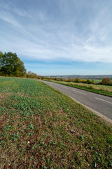 Road in French countryside - 229717152