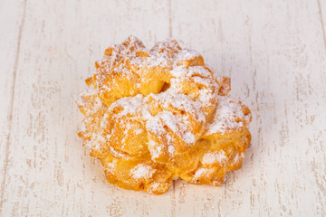 Sweet tasty profiteroles