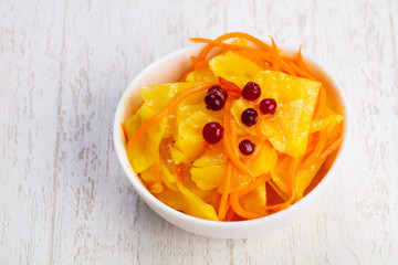 Appetizing pickled salad