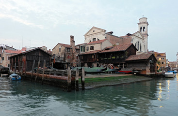 Squero di San Trovaso . Venice . Venedig