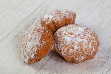 Delicious and sweet muffins