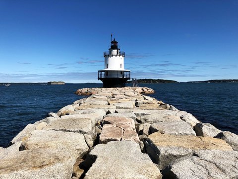 Spring Point Ledge Lighthouse, Portland, Maine, United States