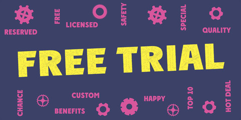FREE TRIAL Tags words cloud and Gears