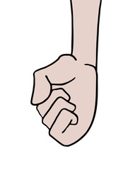 Cartoon hand draw