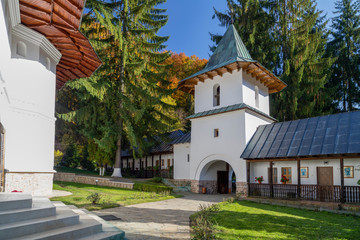 Fototapeta na wymiar Monastery of Robaia, Arges, Romania, Europe